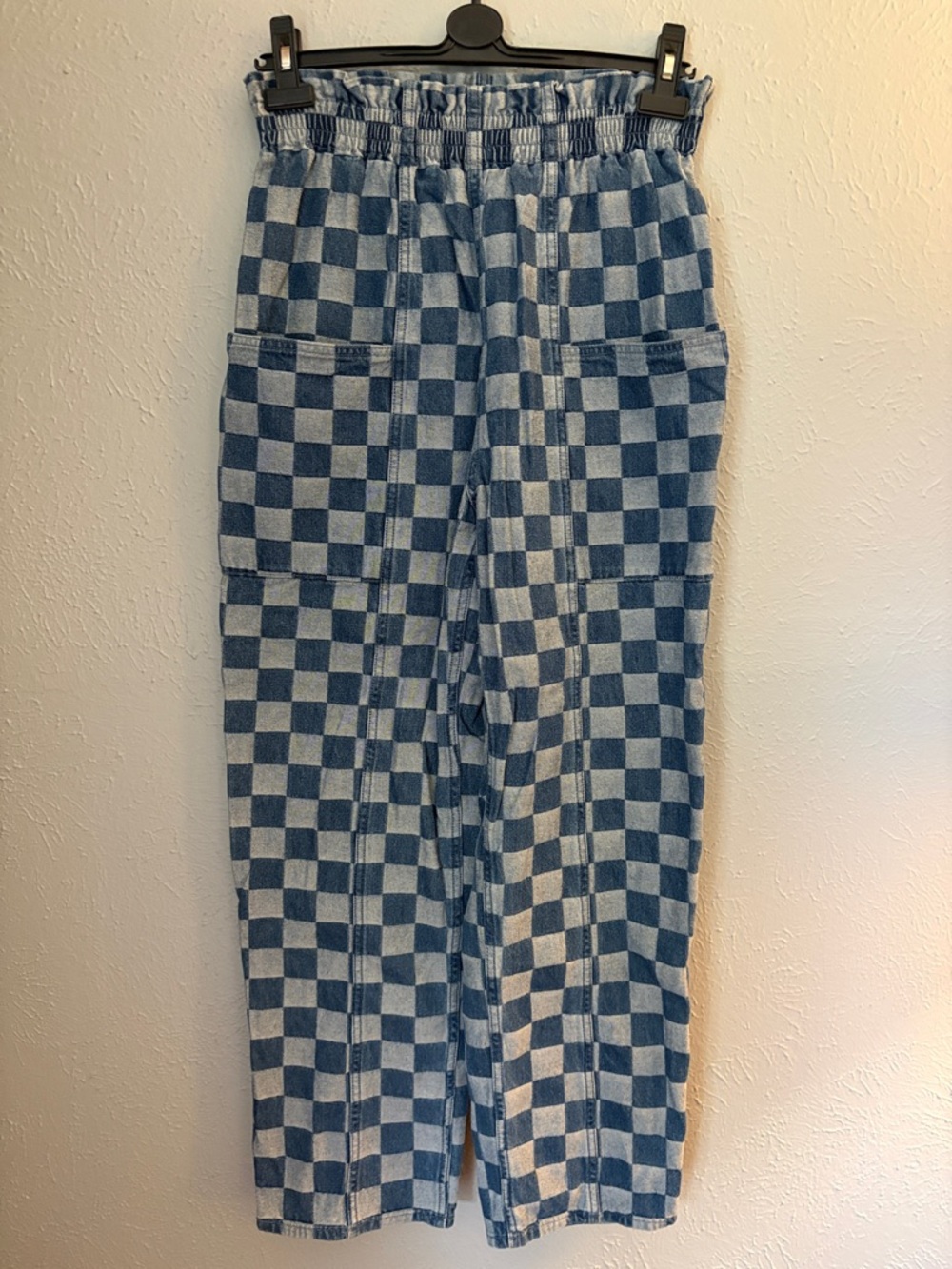 gorman Blue and White Checkerboard Jeans